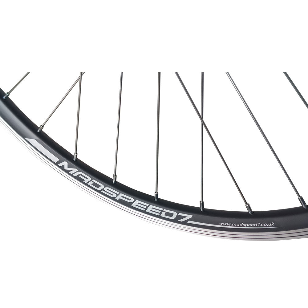 QR 26″ (ETRTO 559x19) Mountain Bike REAR Wheel Shimano 6/7 Speed Freewheel - Rim & Disc Brake Compatible - Sealed Bearings Hub - Double Wall