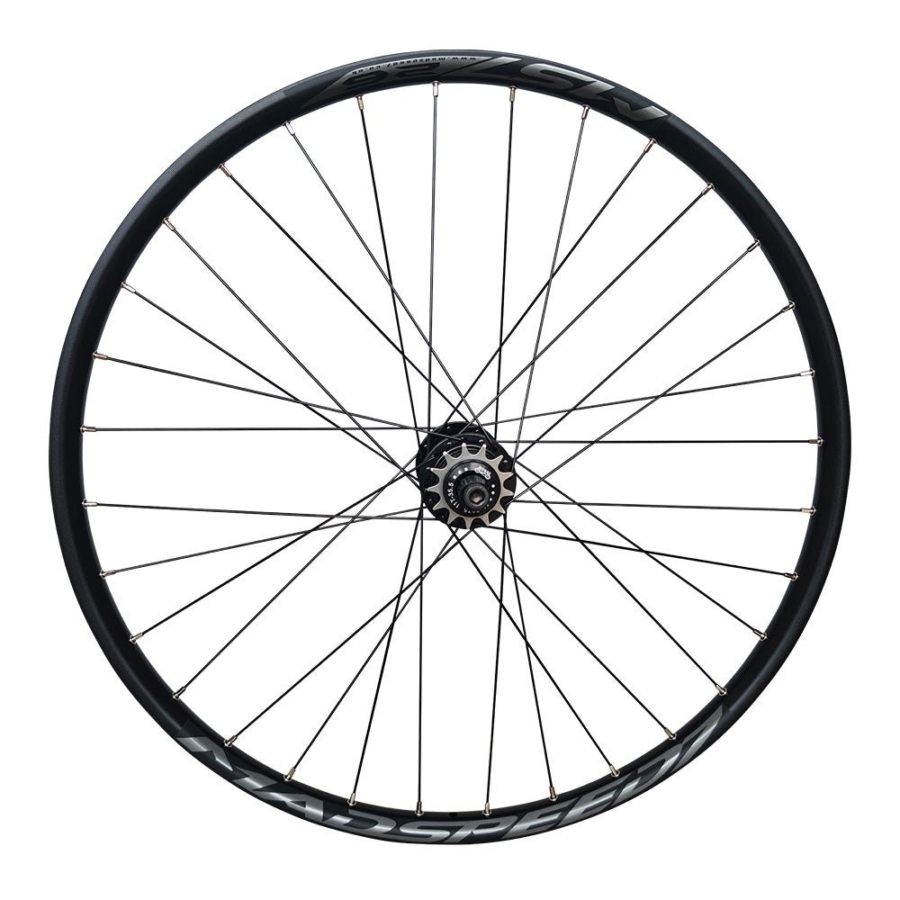 26" (ETRTO 559x25) 10x135 Jump Bike MTB Disc Single Speed REAR Wheel - 6x3 Pawls Taiwan Sealed Bearings Hub - Tubeless Compatible