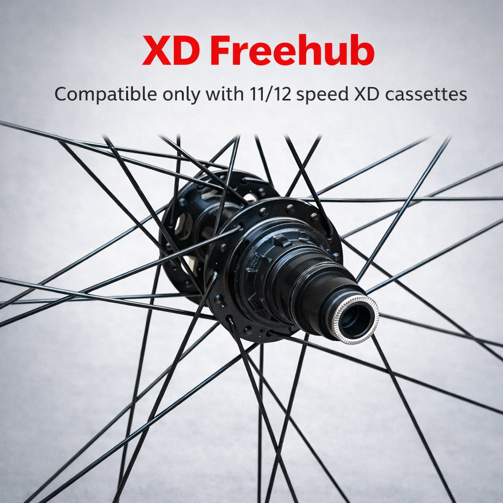 27.5" 650B MTB Rear Wheel - 141mm Boost QR - 6-Bolt Disc - 30mm Inner Rim - Tubeless Compatible - 9-12 Speed