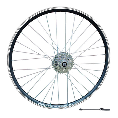 26” (ETRTO 559×19) MTB Rear Wheel – Rim & Disc Brake – QR – 7/8/9 Speed Freewheel