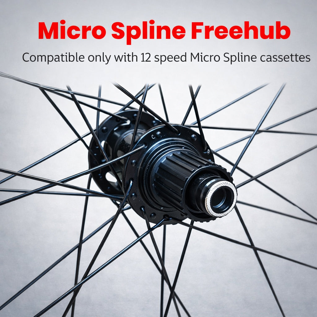 27.5" 650B MTB Rear Wheel - 141mm Boost QR - 6-Bolt Disc - 30mm Inner Rim - Tubeless Compatible - 9-12 Speed