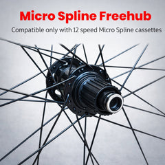 27.5" 650B MTB Rear Wheel - 141mm Boost QR - 6-Bolt Disc - 30mm Inner Rim - Tubeless Compatible - 9-12 Speed