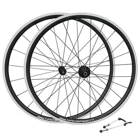 700c (ETRTO 622×14) Road Wheel Set – Rim Brake – QR – 7/8/9/10/11 Speed – Performance Hubs – 1860g