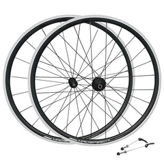 QR 700c (ETRTO 622x14) Road Racing Bike Wheelset 7/8/9/10/11 Speed - Premium 6x3 Pawls Sealed Bearings Hubs - 30mm Deep Double Wall Rims - Lightweight 1860g