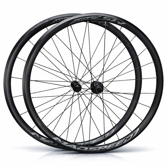 700c (ETRTO 622×17) Road Wheel Set – Rim Brake – QR – 8/9/10/11 Speed – Performance Hubs – Tubeless Compatible – 1700g