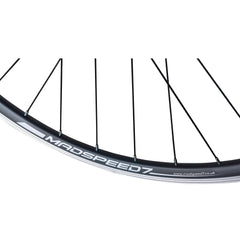 27.5” 650B (ETRTO 584×19) MTB Front Wheel – Rim & Disc Brake – QR – Black Spokes