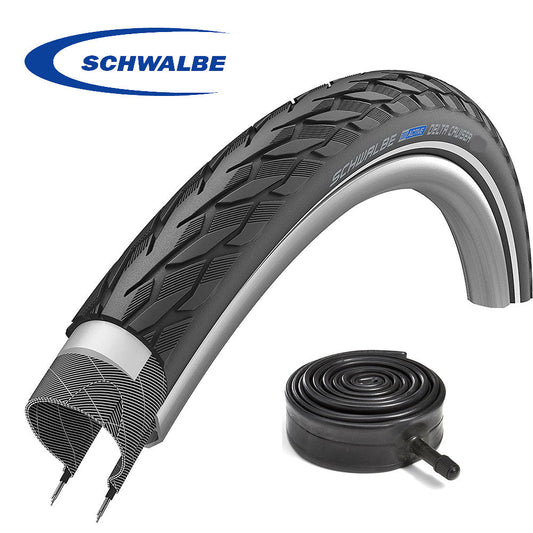 Schwalbe Delta Cruiser PLUS Tyre 700x38c - High Level 5 Puncture Protection