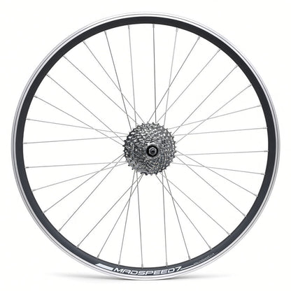 27.5” 650B MTB Rear Wheel – QR – Rim & Disc Brake – 19mm Inner Rim – 7–9 Speed Freewheel