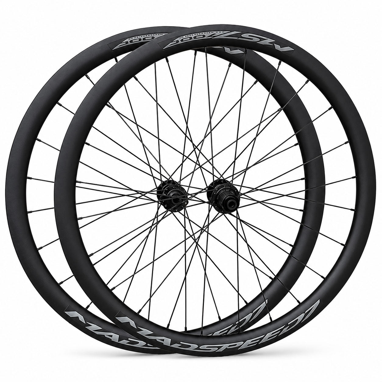 700c (ETRTO 622×22) Carbon Fibre Road Wheelset – Center Lock Disc – QR / Thru Axle – 8/9/10/11/12 Speed – HG / XDR / Microspline – Tubeless Compatible – 1480g