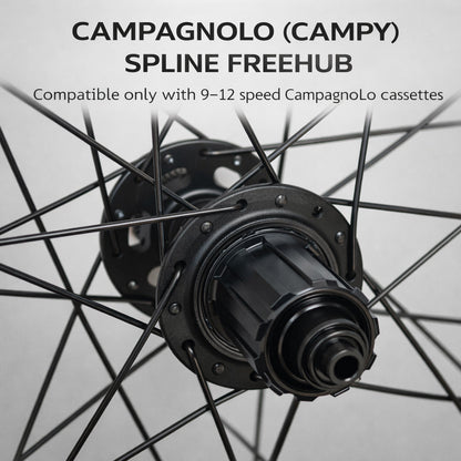 27.5” 650B CX / Gravel Wheelset – QR / Thru Axle – Center Lock Disc – 25mm Inner Rim – Tubeless Compatible – 8–12 Speed – HG / XD / XDR / Micro Spline / Campagnolo