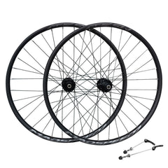 QR 700c (ETRTO 622×25) Hybrid Bike Disc Wheel Set 7/8/9/10/11 Speed - Sealed Bearings (6 Bolt) Disc Brake Hubs - Tubeless Compatible