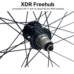 700c Road / Hybrid / CX / Gravel Wheelset – QR / Thru Axle – 6-Bolt Disc – 20mm Inner Rim – Tubeless Compatible – 8/9/10/11/12 Speed – HG / XDR – DT Swiss Spokes – 1790g