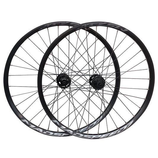 27.5” 650B (ETRTO 584×30) MTB Wheel Set – 6-Bolt Disc – 15×110mm Front / Boost 141mm QR Rear – 10/11/12 Speed – Performance Hubs – HG / Micro Spline / XD – Tubeless Compatible