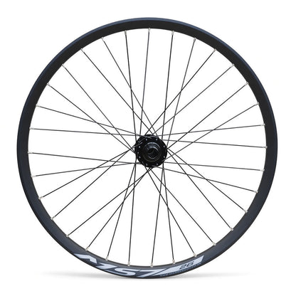 26” MTB / Dirt Jump Front Wheel – 20×110mm Thru Axle – 6-Bolt Disc – 25mm Inner Rim – Tubeless Compatible