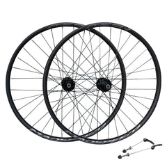 QR 29″ 29er (ETRTO 622×25) MTB Trail Mountain Bike Wheel Set 7/8/9/10/11 Speed - Sealed Bearings (6 Bolt) Disc Brake Hubs - Tubeless Compatible