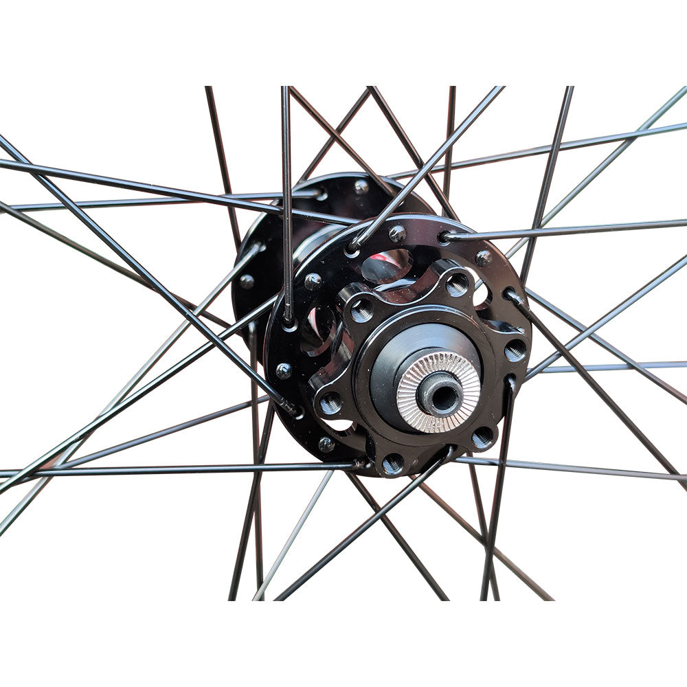 QR 700c  Road Racing Gravel Cyclocross Bike Disc Brake Wheelset 7/8/9/10 Speed - Sealed Bearings (6 Bolt) Disc Hubs