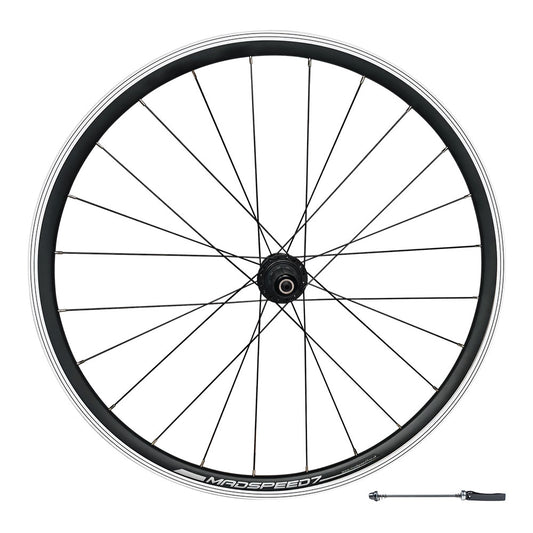 QR 700c (ETRTO 622x14) Road Racing Bike Rear Wheel 7/8/9/10/11 Speed - Premium 6x3 Pawls Sealed Bearings Hub - 30mm Deep Double Wall Rim - Lightweight 1040g