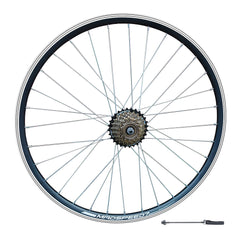 26” (ETRTO 559×19) MTB Rear Wheel – Rim & Disc Brake – QR – Shimano 6/7 Speed Freewheel