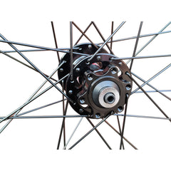 700c 28” (ETRTO 622×20) Hybrid Wheel Set – 6-Bolt Disc – QR – 7/8/9/10/11 Speed