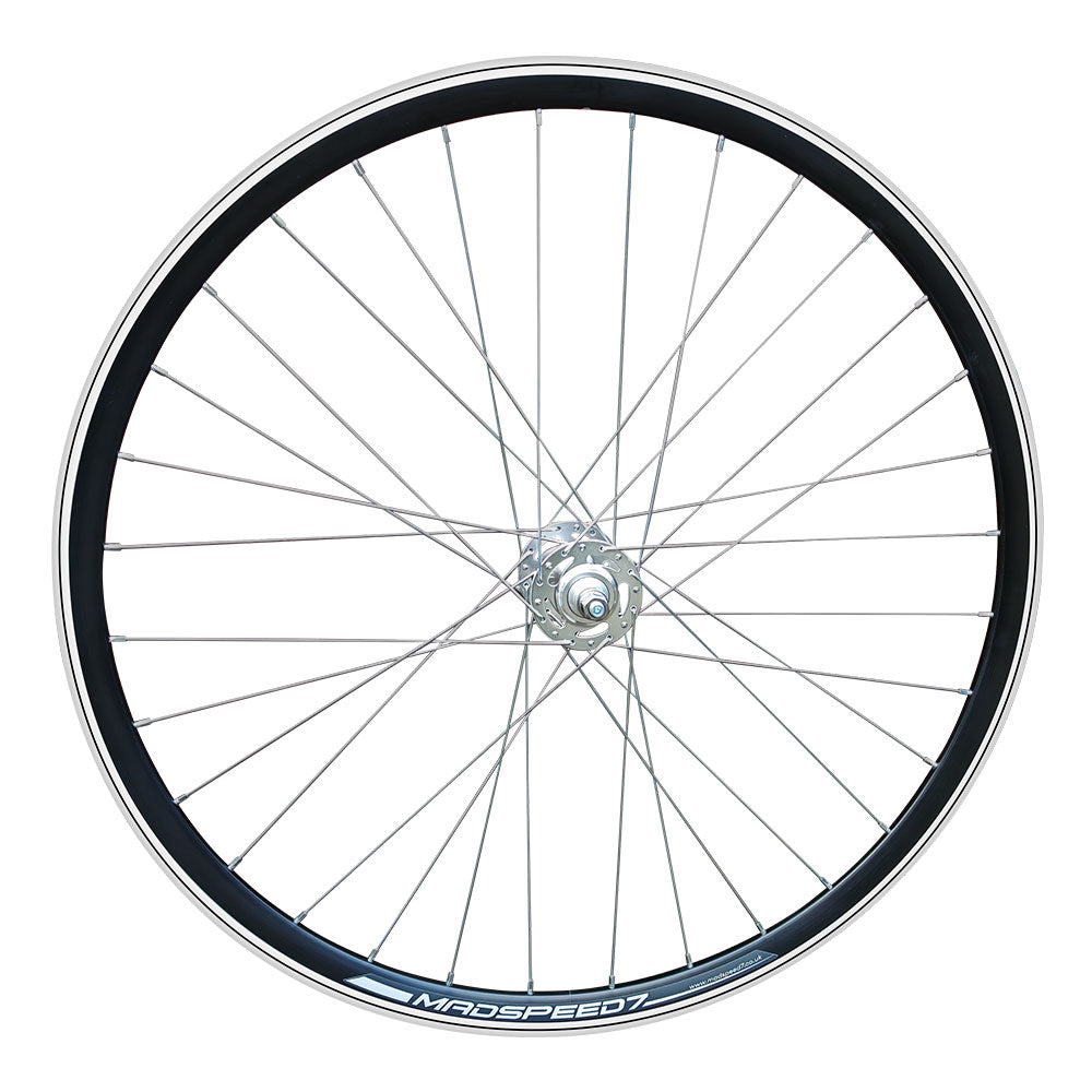 700c (ETRTO 622×15) Fixie / Fixed / Single Speed Front Wheel – Rim Brake – Bolt-On Axle
