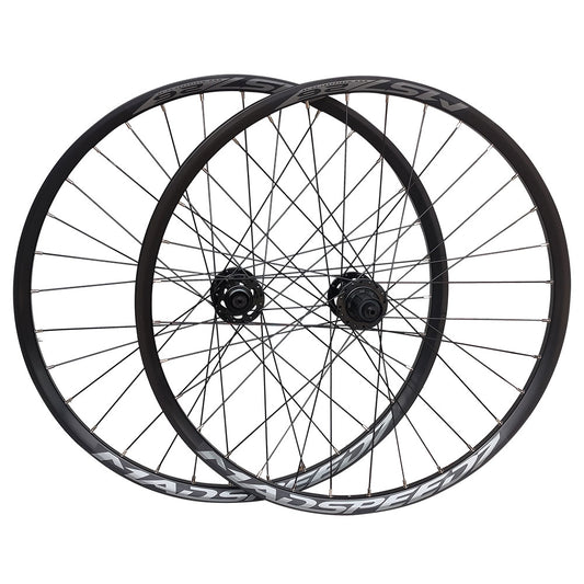 QR / THRU AXLE 26" (ETRTO 559x22) MTB Mountain Enduro Trail Bike Disc Brake Wheel Set 8/9/10/11 Speed - 6x Pawls Sealed Bearings (6 Bolt) Disc Hubs - Tubeless Compatible - Lightweight 1720g