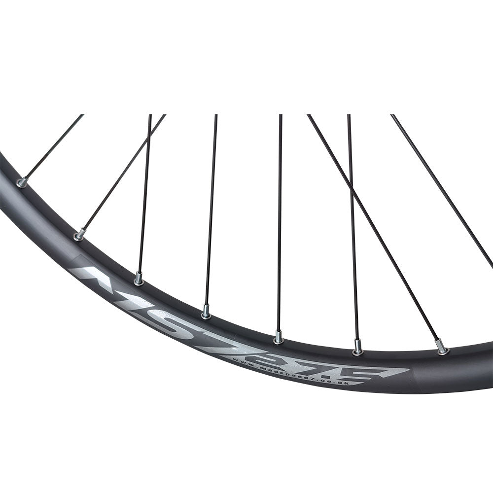 QR 27.5″ (ETRTO 584×25) Mountain Trail Bike  Wheel Set 7/8/9/10/11 Speed - Sealed Bearings (6-Bolt) Disc Brake Hubs - Tubeless Compatible