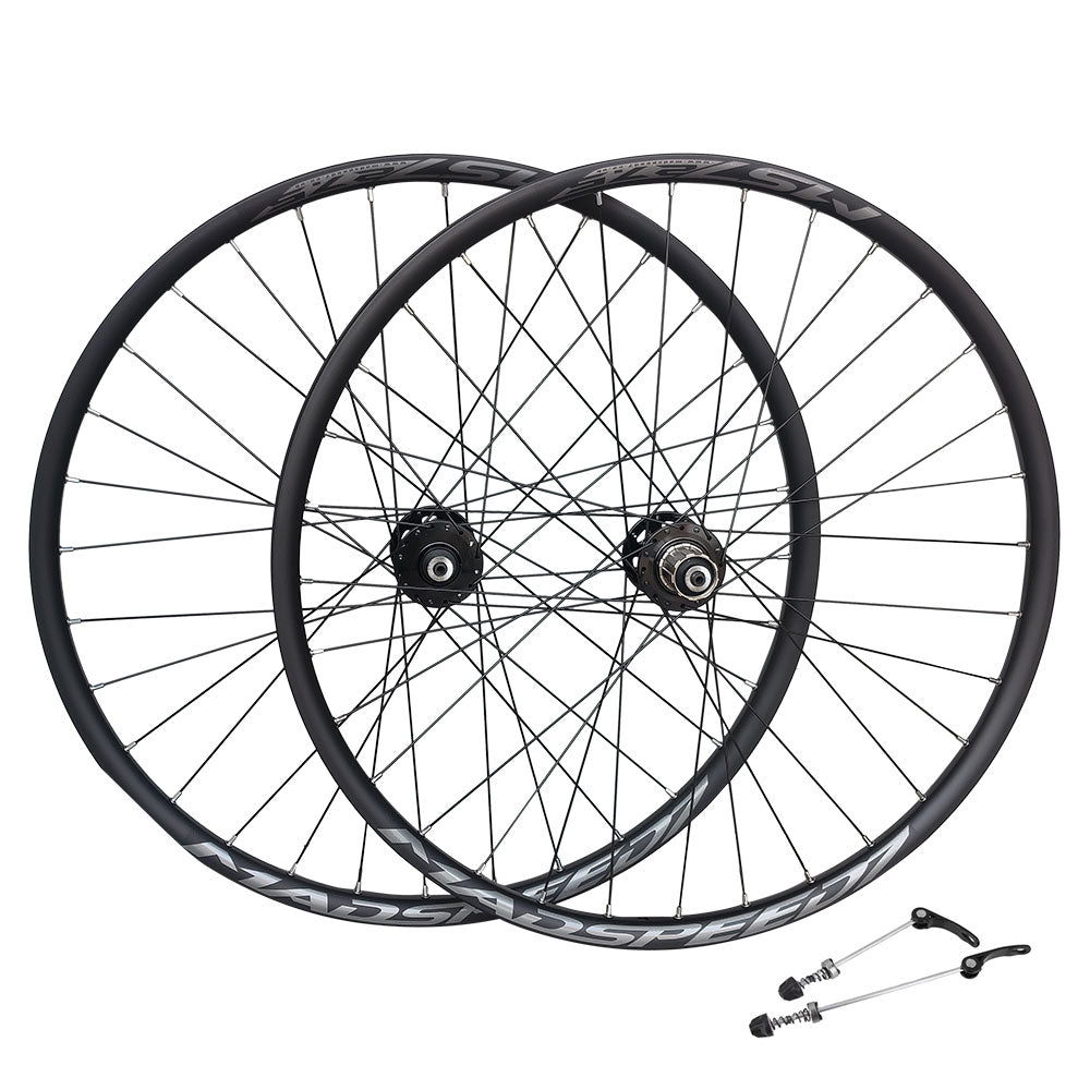 QR 27.5″ 650b (ETRTO 584×25) MTB Mountain Bike Disc Brake Wheelset 7/8/9/10/11 Speed - Sealed Bearings (6 Bolt) Disc Hubs - Tubeless Compatible