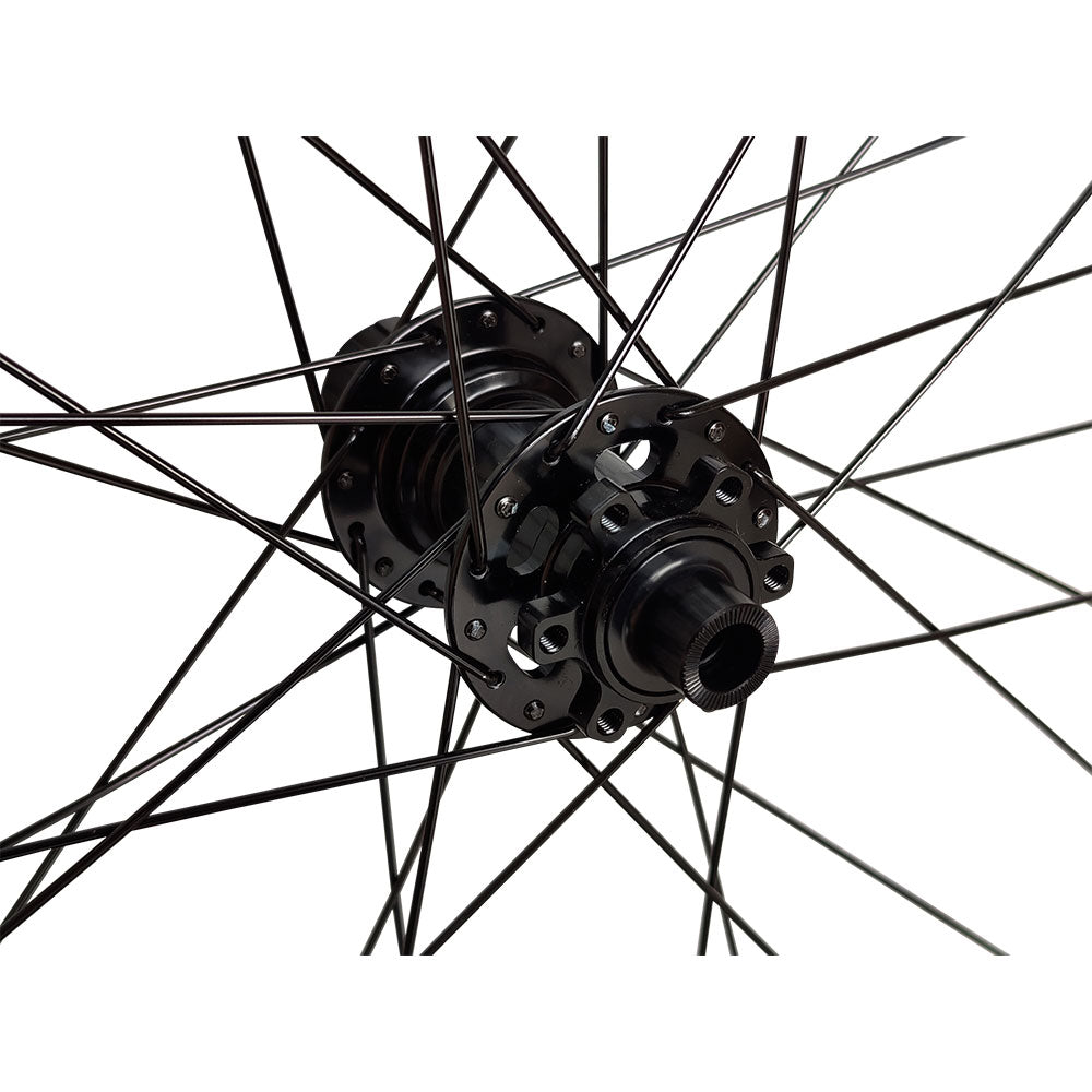 QR / THRU AXLE / BOOST 27.5" 650b (ETRTO 584x25) MTB Mountain Enduro Trail Bike Wheel Set 8/9/10/11/12 Speed - HG/Shimano Micro Spline/SRAM XD - 6x Pawls Sealed Bearings Disc Brake hubs - Tubeless Compatible