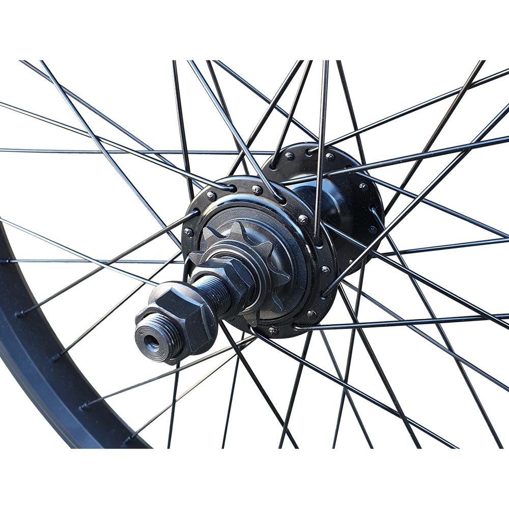 20” BMX Bike 14mm Axle Wheel Set 9T Driver Hub Cassette Double Wall